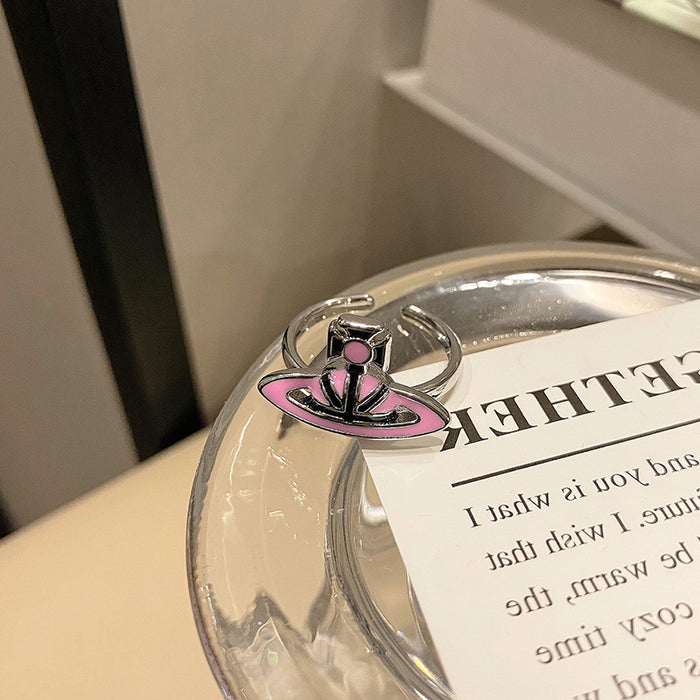 Wholesale European and American fashionable open mouth ring versatile, niche design, high-end and personalized temperament ring