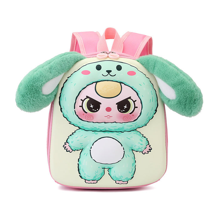 Wholesale Children's Schoolbag Plush Doll Cartoon Backpack Gift