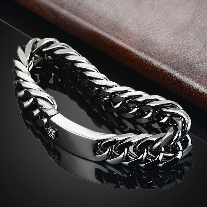 Wholesale Alloy Men's Cuban Bracelet JDC-BT-FengH005