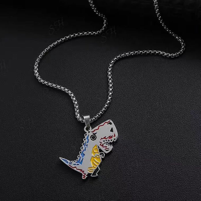 Wholesale Personalized Pendant Stainless Steel Children's Necklace JDC-NE-YSJZ002