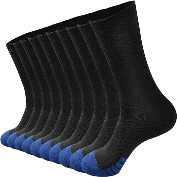 Wholesale cotton socks basketball sports tube socks spring and summer men' s black and white long tube socks