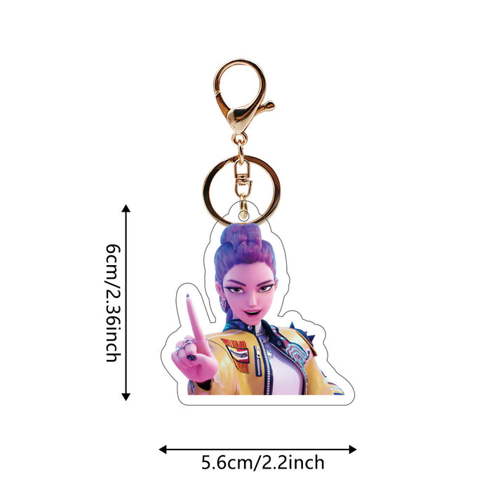 Wholesale KPOP Anime Movie Acrylic Keychain Pendant