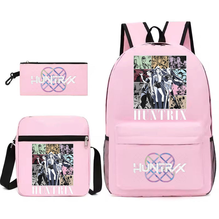 Wholesale Kpop backpack,  anime school bag , lightweight student backpack,  three-piece set