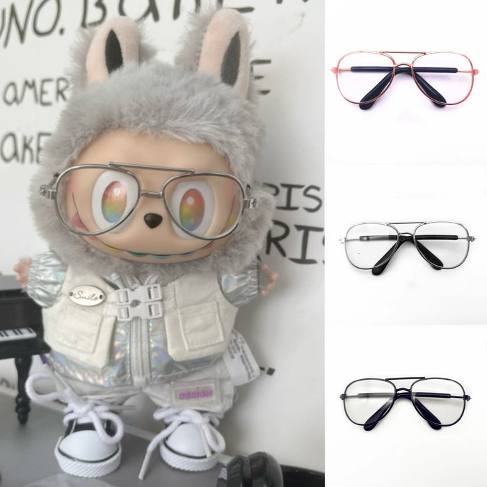 Wholesale Doll glasses  metal glasses accessories cotton doll glasses