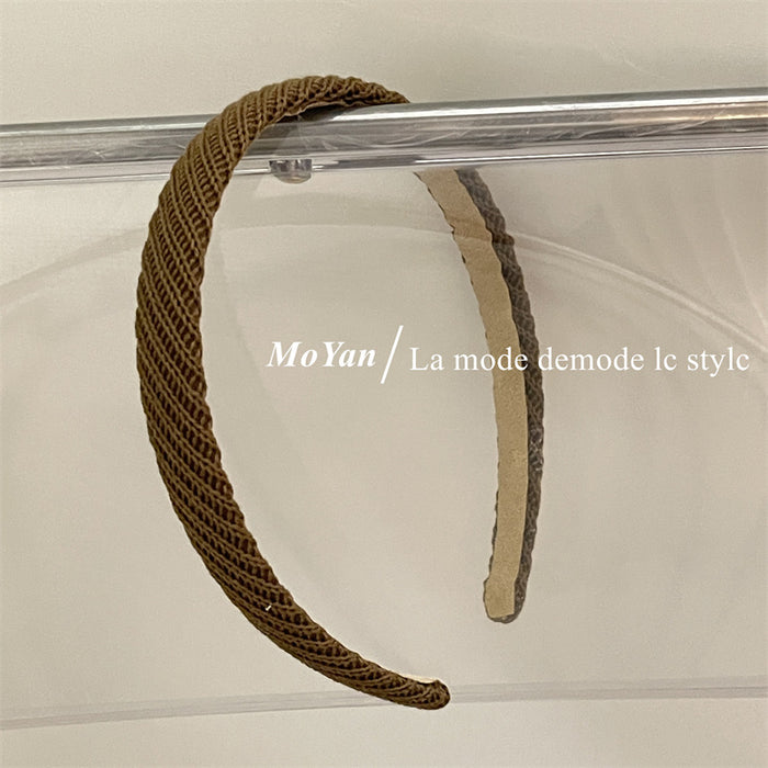 Wholesale Wool twill female temperament headband hair grottoes headdress hairpin