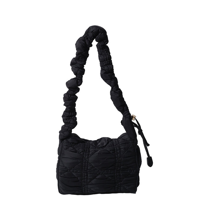 Wholesale Flap Pleated Cloud Nylon Large Capacity Crossbody Waist Bag JDC-SD-Runj004