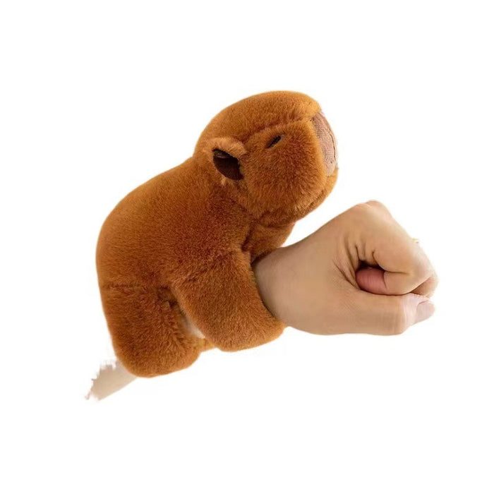 Wholesale Capybara Pa Pa Ring Bracelet Capybara Doll Plush Toy Creative Doll Funny Grab Machine Doll