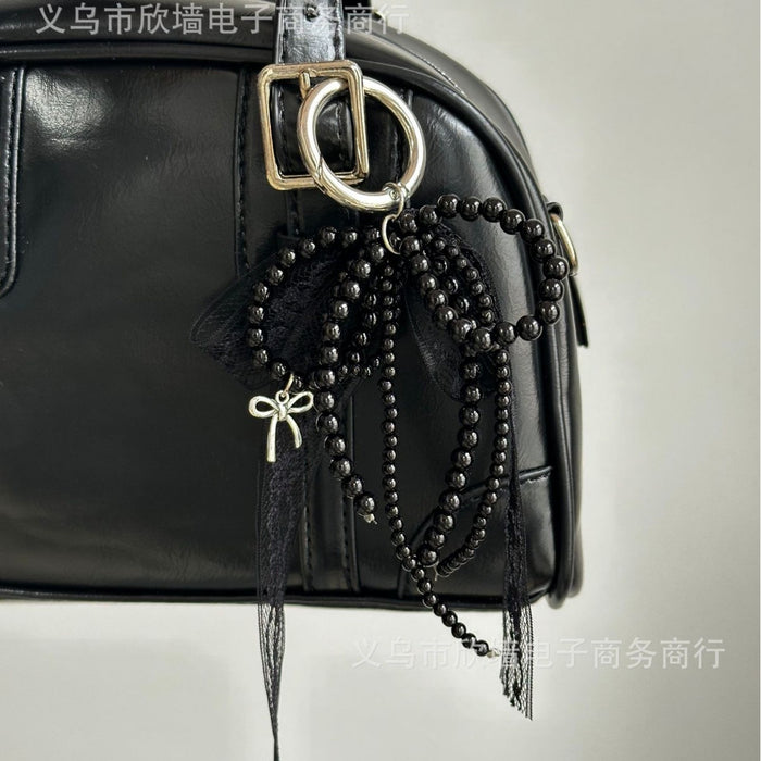 Wholesale Pearl lace bow keychain