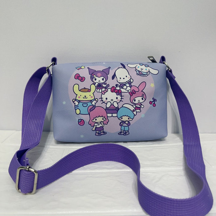 Wholesale PU Double-sided Printed Cartoon Children's Crossbody Shoulder Bag (S) JDC-SD-Qiaooli002