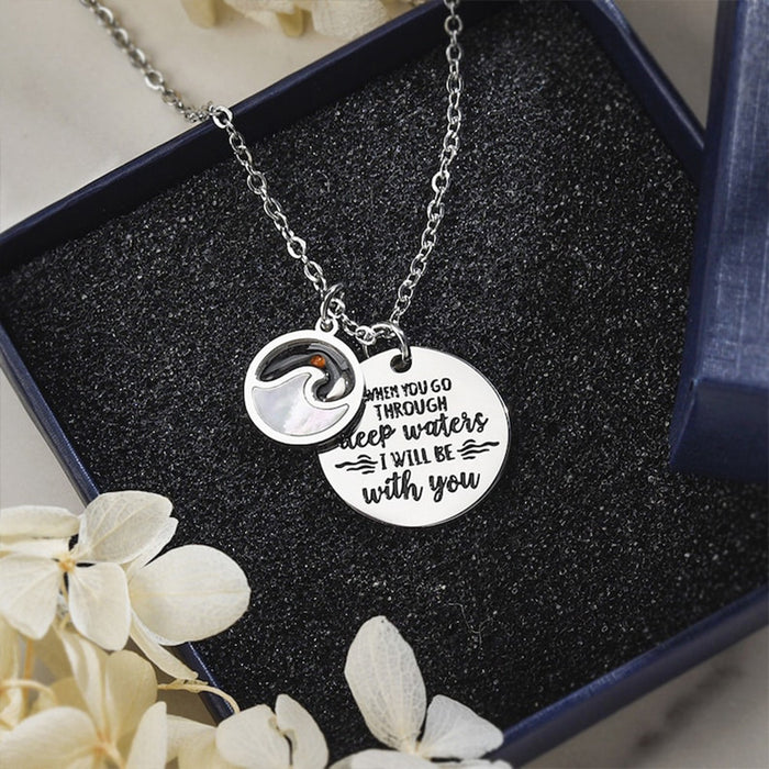 Wholesale Stainless Steel Faith Peak Necklaces JDC-NE-GSMS003