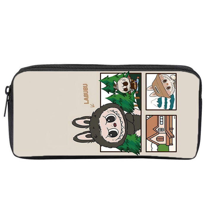 Wholesale Pencil Bag Student Stationery Bag Cartoon Printed Pencil Bag Single Layer Pencil Bag Large Capacity