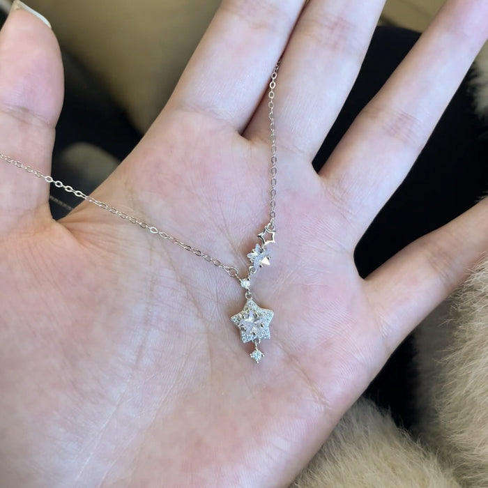 Wholesale Pendant women's light luxury titanium steel non fading necklace collarbone chain jewelry