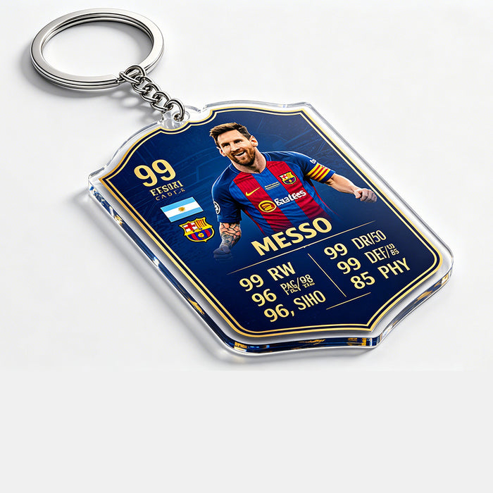 Wholesale 2pcs World Cup Shield Shape Football Star Acrylic Keychain