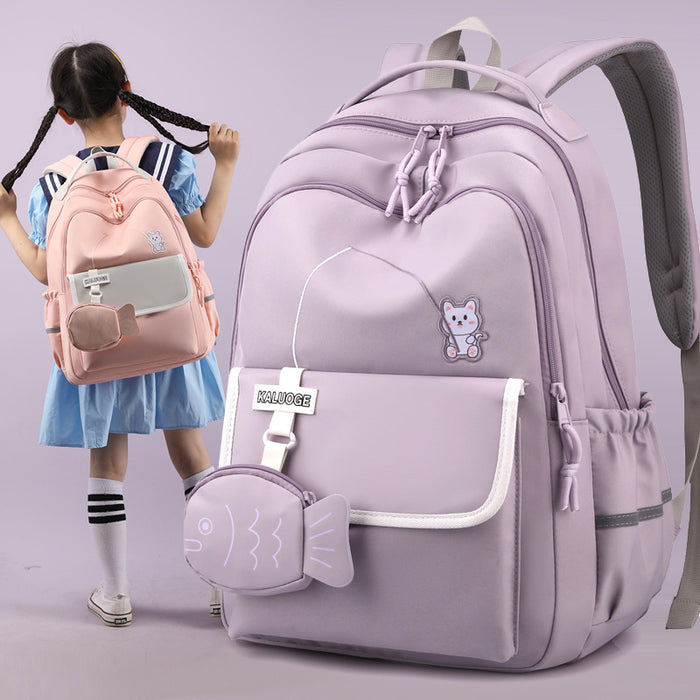 Wholesale Nylon Large Capacity Children's Backpack JDC-BP-YuanDuo096