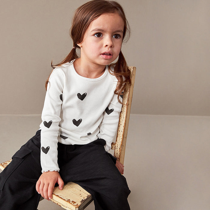 Wholesale Autumn Long Sleeve Love Heart Cute Children's Suit JDC-CTS-BST012