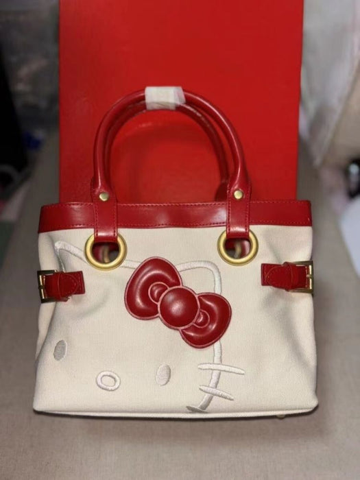 Wholesale Cartoon Canvas Bag Large Capacity Tote Handbag Handbag Casual Shoulder Bag