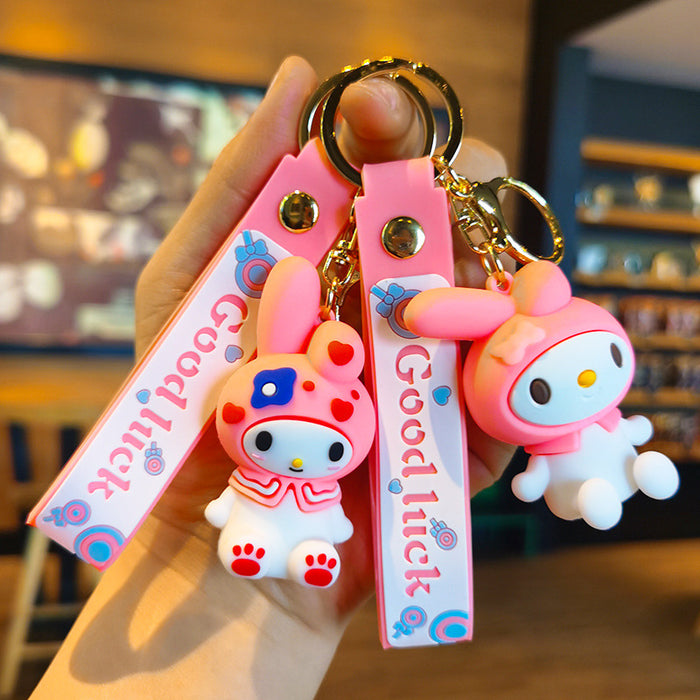 Wholesale Rubber Cartoon Doll Three-dimensional Keychain JDC-KC-Tingm115