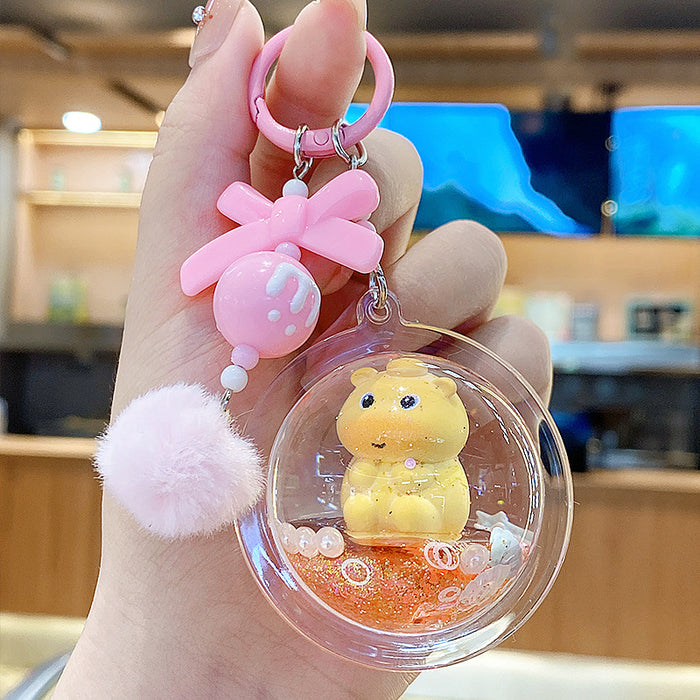 Wholesale Capybara Lulu Charm Keychain Decorative Bag Charm Boutique Gift