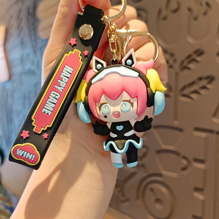 Wholesale Cartoon 3D Doll PVC Keychain JDC-KC-MingT054