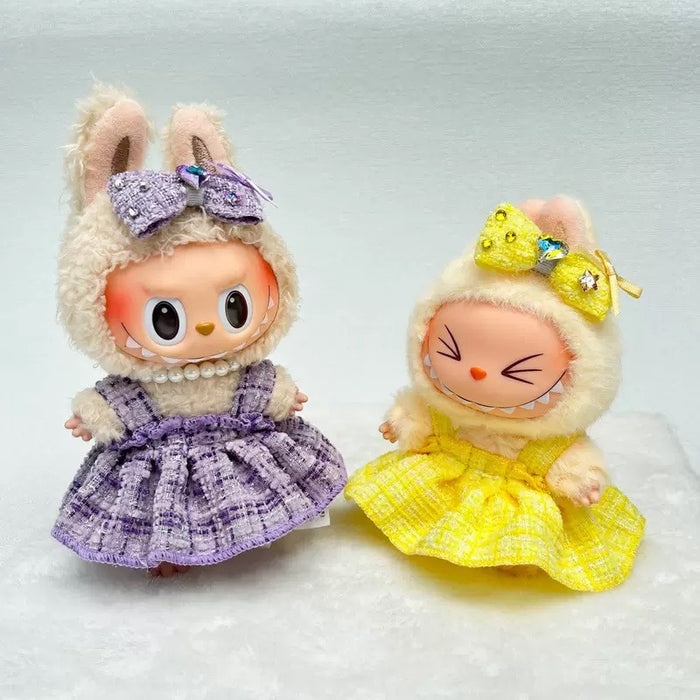 Wholesale Vinyl doll clothes change cute sweet skirt