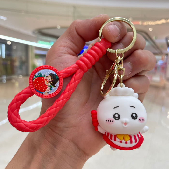 Wholesale Keychain Cartoon Doll Car Keychain Backpack Pendant Couple Exquisite Small Gift Wholesale