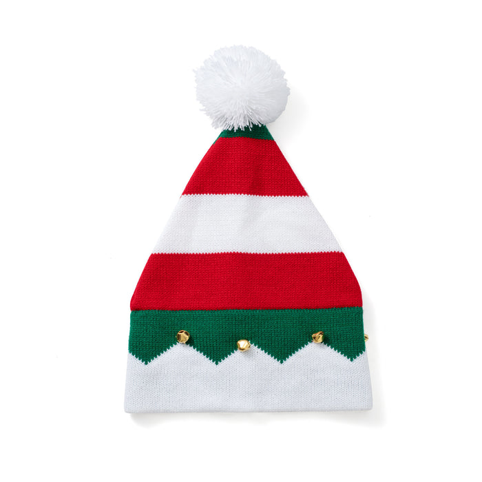 Wholesale  bell ball Christmas hat  knitted wool hat