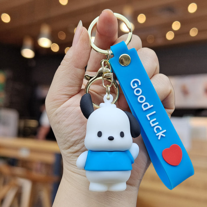 Wholesale Cartoon Silicone Doll Keychain JDC-KC-ZhuoRan033