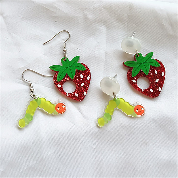 Wholesale New Earrings Creative Animal Fashion Personalized Acrylic Printed Earrings for Women