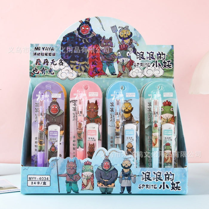 Wholesale Cartoon Cat Mechanical Pencil Automatic Pen 0.5mm