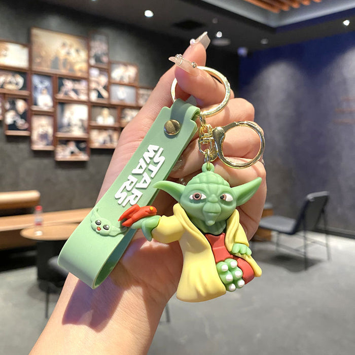 Wholesale Alien keychain cute doll car bag pendant small gift