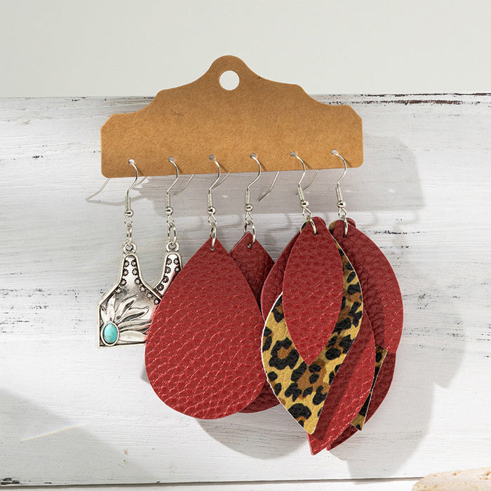 Wholesale Vintage turquoise design earring set