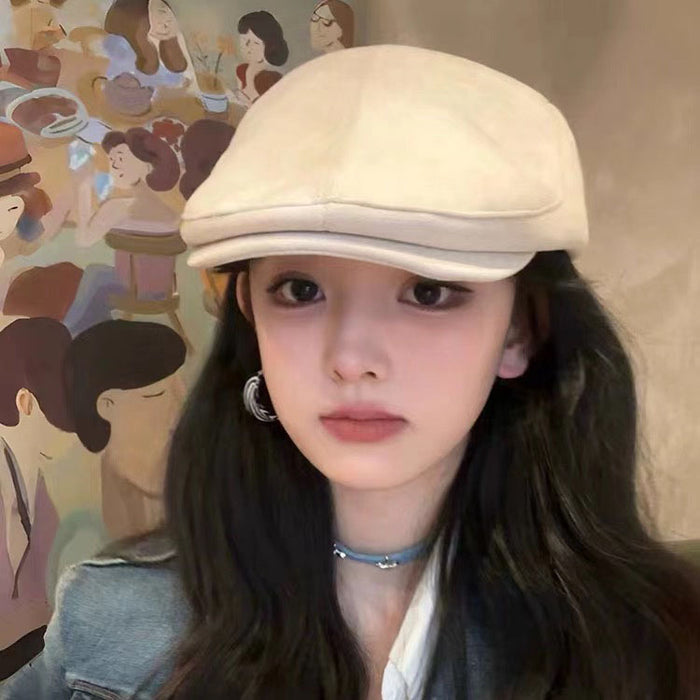 Wholesale Retro British reverse wearing duckbill beret