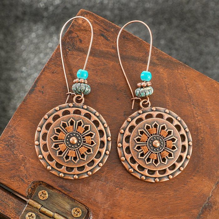 Wholesale Bohemian Artistic Vintage Tassel Earrings Zinc Alloy Jewelry Accessory MOQ≥2