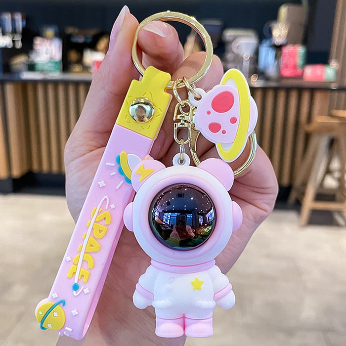 Wholesale   bear keychain female couple schoolbag pendant  car key chain