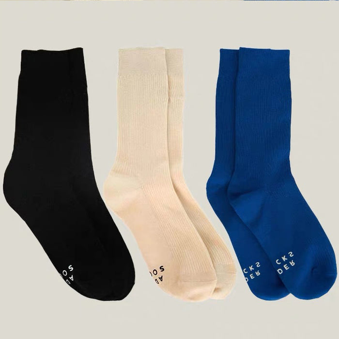 Wholesale Embroidery Casual Sports Cotton Middle Socks JDC-SK-JiaY014