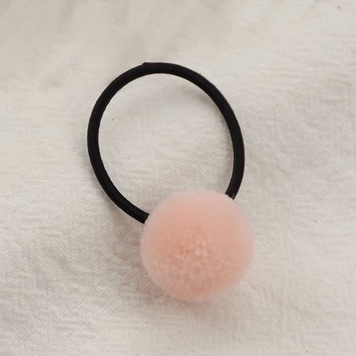 Wholesale Children's Cute Hair Ball Hair Ring Small Rubber Band JDC-HS-Zhenr003