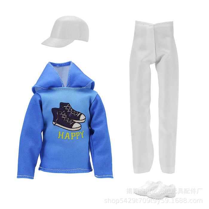 Wholesale prince casual  doll men' s suit children' s toy clothes