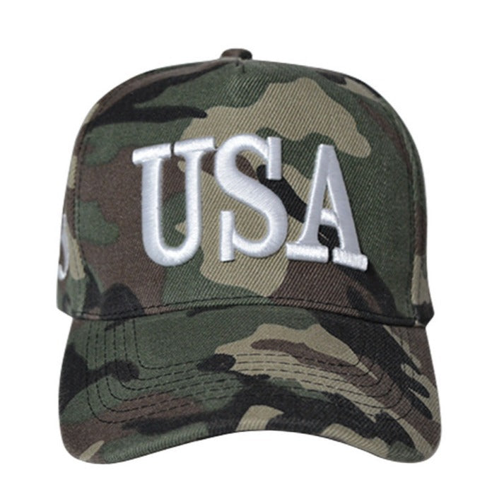 Wholesale Baseball caps with USA letter embroidery in various colors