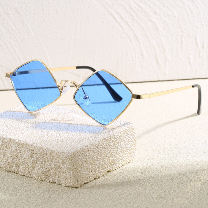 Wholesale Irregular sunglasses, ocean lenses, diamond shaped sunglasses, sunglasses