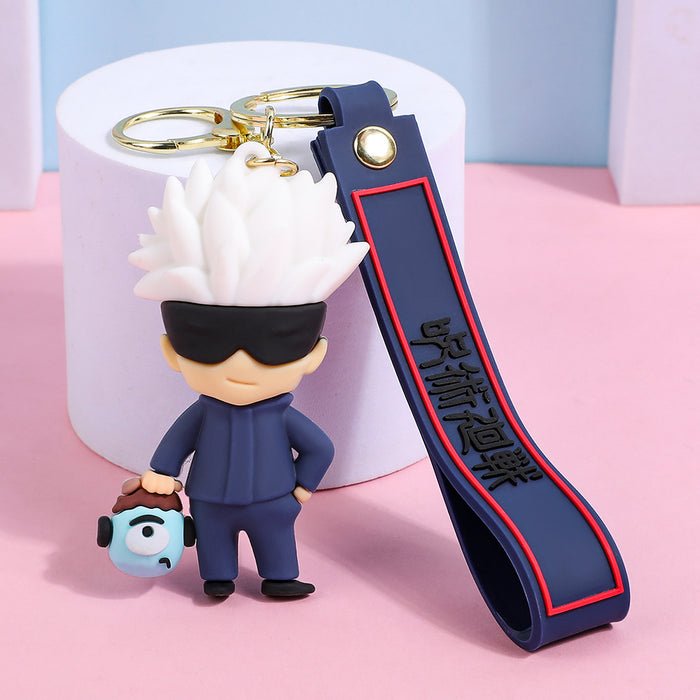 Wholesale pvc Doll Silicone Keychain Cute Keychain