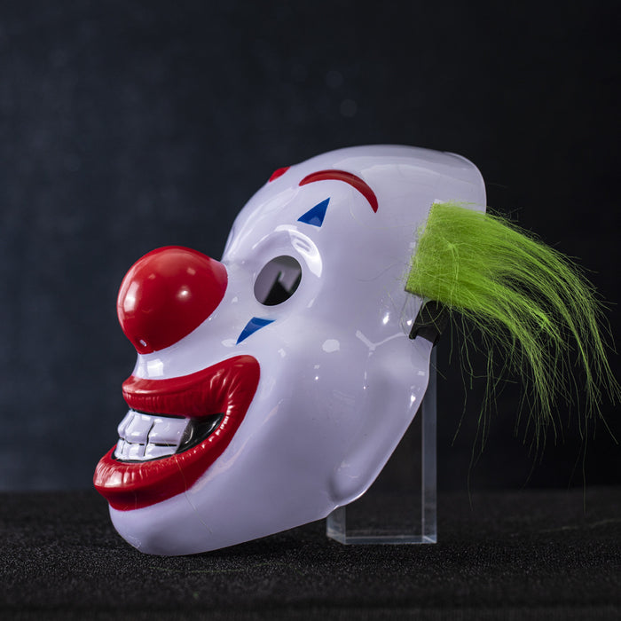 Wholesale Green-Haired Clown Mask Full Face Party Dc Film and Television Props Plastic Makeup Party Mask