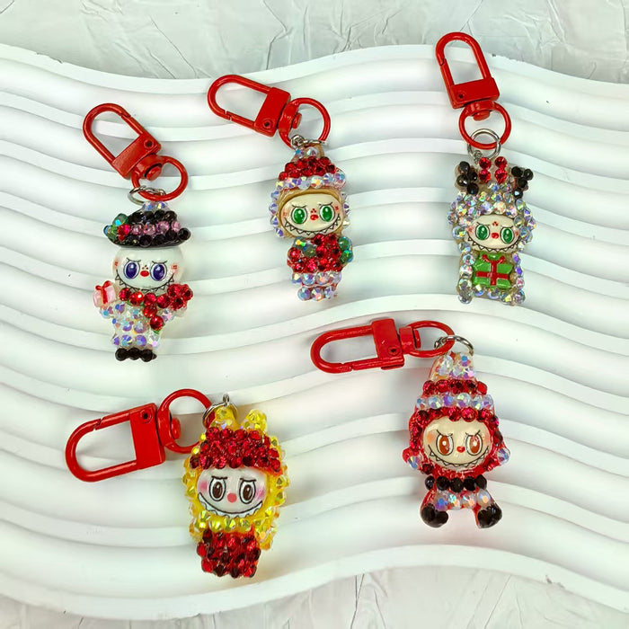 Wholesale Cartoon Cute Doll Keychain Charm Backpack Accessory