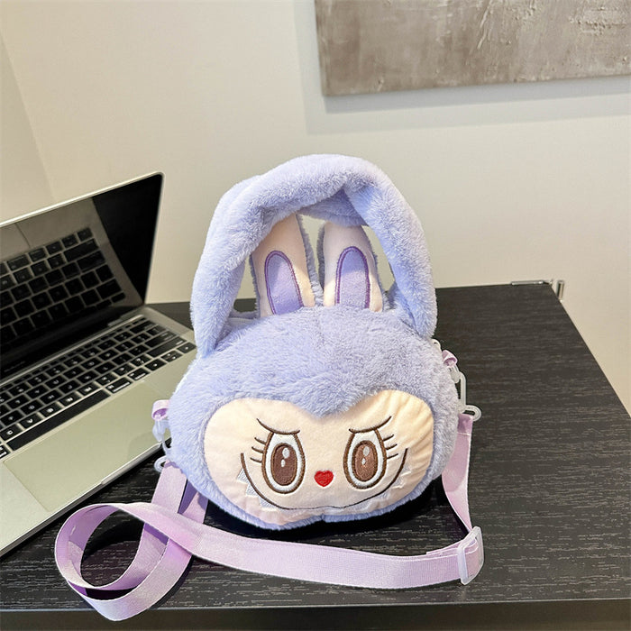 Wholesale Cartoon Cute  City Paradise  Crossbody Handbag Furry Crossbody