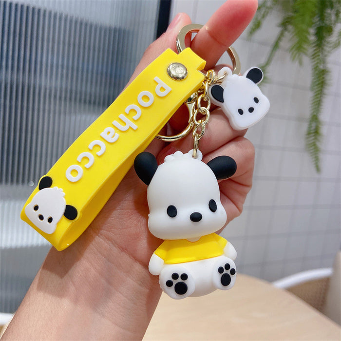 Wholesale Fashion keychain cartoon dog doll car key pendant cute