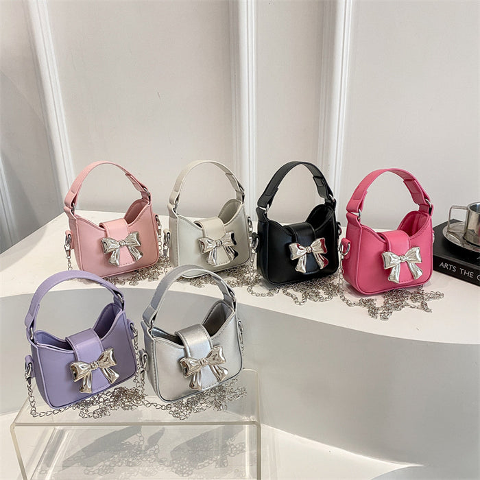 Wholesale Crossbody bag mini children's butterfly fashionable single shoulder PU chain bag