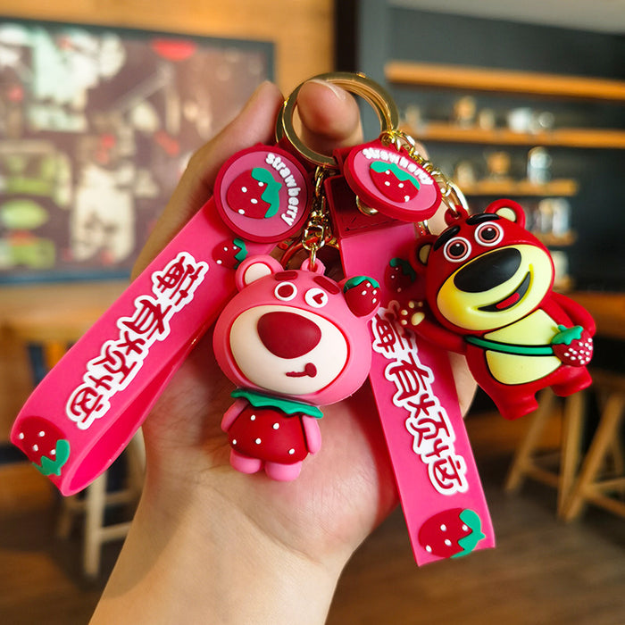 Wholesale Cartoon Doll Silicone Keychain JDC-KC-Tingm269