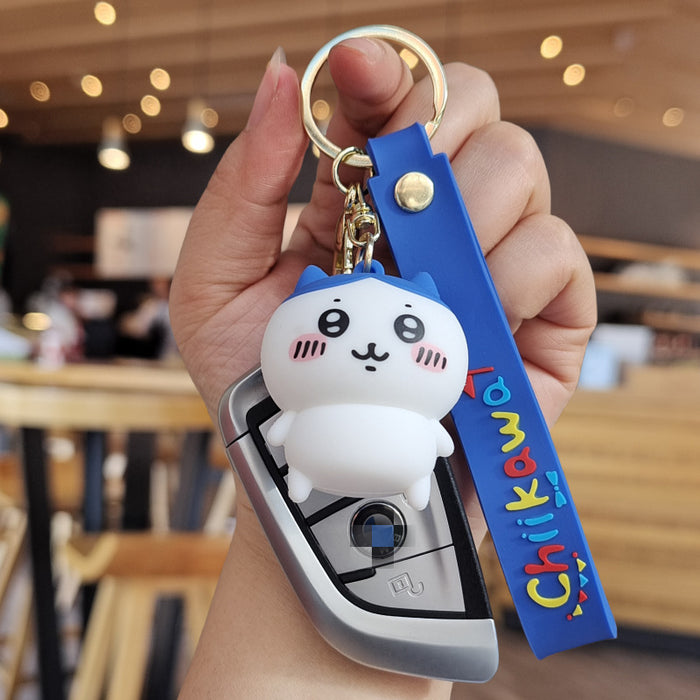 Wholesale Cartoon Silicone Doll Keychain JDC-KC-ZhuoRan017