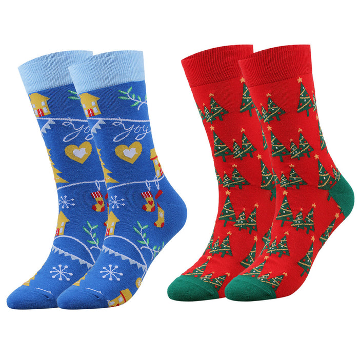 Wholesale Christmas Cotton Socks JDC-SK-XQ037