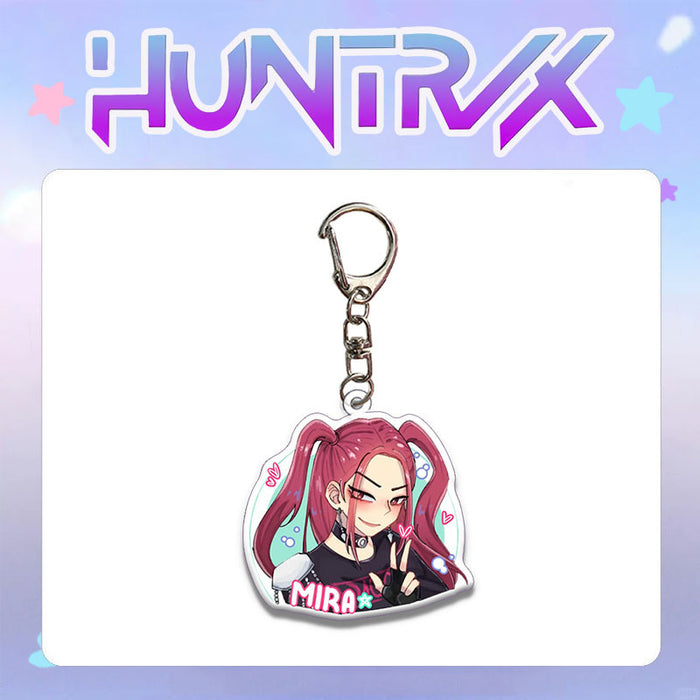 Wholesale 10pcs Acrylic Keychain Bag Pendant Accessories