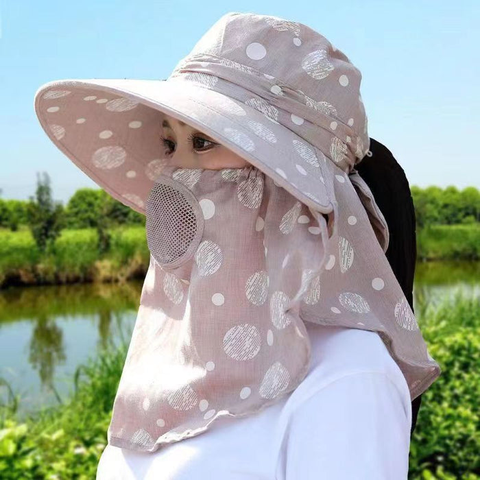 Wholesale Sun hat for sun protection, fashionable and versatile, face covering and UV protection